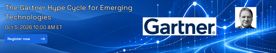 The Gartner Hype Cycle for Emerging Technologies (Oct. 5th)