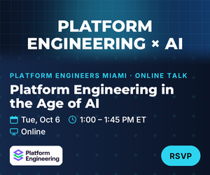 Platform Engineering in the age of AI: How to scale visibility (Oct. 6th)