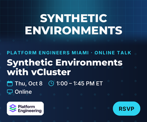 Achieve Platform Engineering Scale: Synthetic Environments with vCluster
