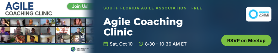 Agile Coaching Clinic (Oct. 10th)
