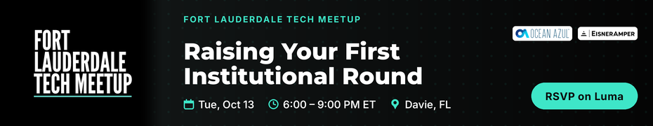 Fort Lauderdale Tech Meetup (Oct. 13th)