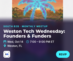 Weston Tech Wednesday: Founders & Funders (Monthly Meetup) (Oct. 14th)