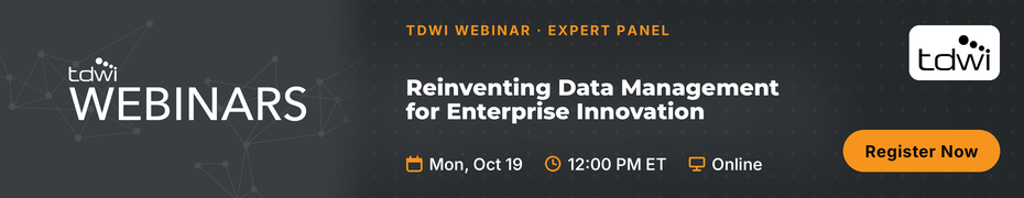 Expert Panel: Reinventing Data Management for Enterprise Innovation (Oct. 19th)