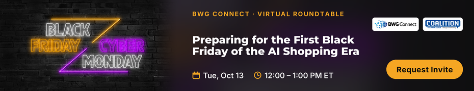 Preparing for the First Black Friday of the AI Shopping Era (Oct. 13th)