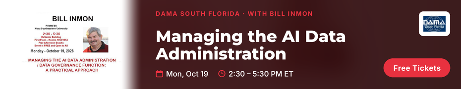 Managing The AI Data Administration: A Practical Approach (Oct. 19th)