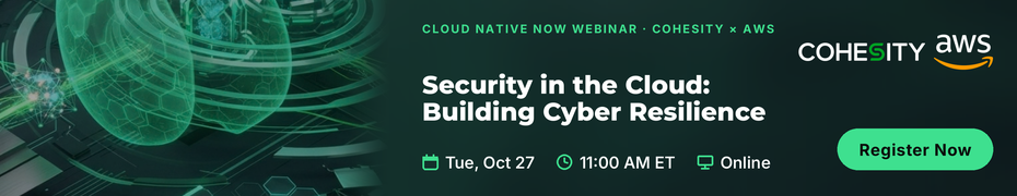 Security in the Cloud: Building Cyber Resilience Across Your AWS Estate (Oct. 27th)
