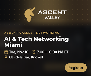 AI & Tech Networking Event in Miami by Ascent Valley