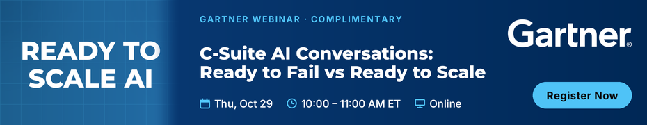 C-Suite AI Conversations: Ready to Fail vs Ready to Scale (Oct. 29th)