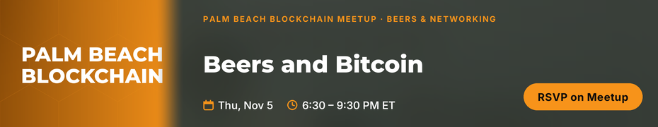 Beers and Bitcoin (Nov. 5th)