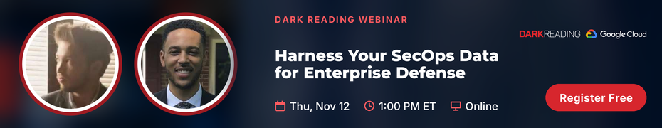 How to Harness your Security Operations Data for Enterprise Defense (Nov. 12th)