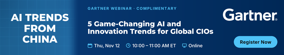 5 Game-Changing AI and Innovation Trends for Global CIOs (Nov. 12th)
