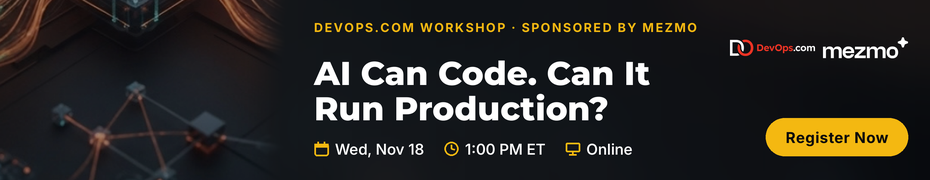 AI Can Code. Can It Run Production? Let's Build It Together (Nov. 18th)