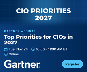 The Top Priorities for CIOs in 2027: From Technology Strategy to Business Impact (Nov. 24th)