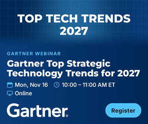 The Gartner Top Strategic Technology Trends for 2027 (Nov. 16th)